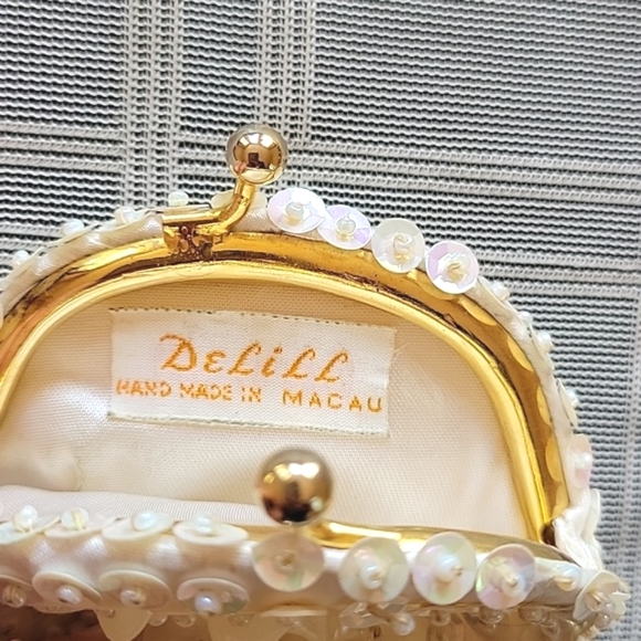 Vintage DeLill Sequins and Beads Bag - Picture 3 of 4